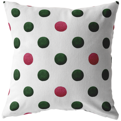 A Pretty Pink Christmas Throw Pillow