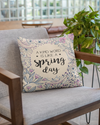 A Kind Word Is Like A Spring Day Throw Pillow