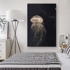 Luminescent Jellyfish Canvas Wall Art