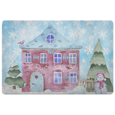 Sweet and Colorful Christmas Indoor Floor Mat