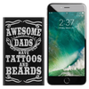 Awesome Dad's have Tattoos and Beards Power Bank