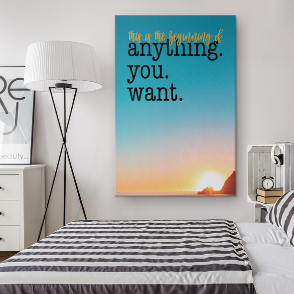This Is The Beginning Canvas Wall Art