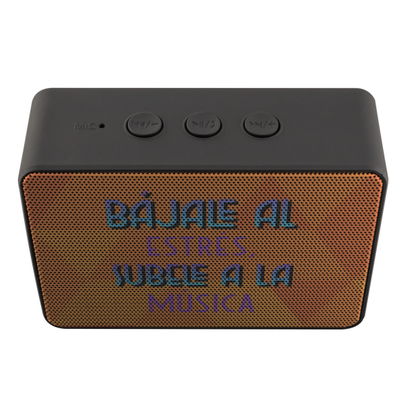 Bájale Al Estrés, Subele a La Música Bluetooth Speaker