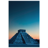 Chichén Itzá Pyramid México at Dawn Canvas wall Art
