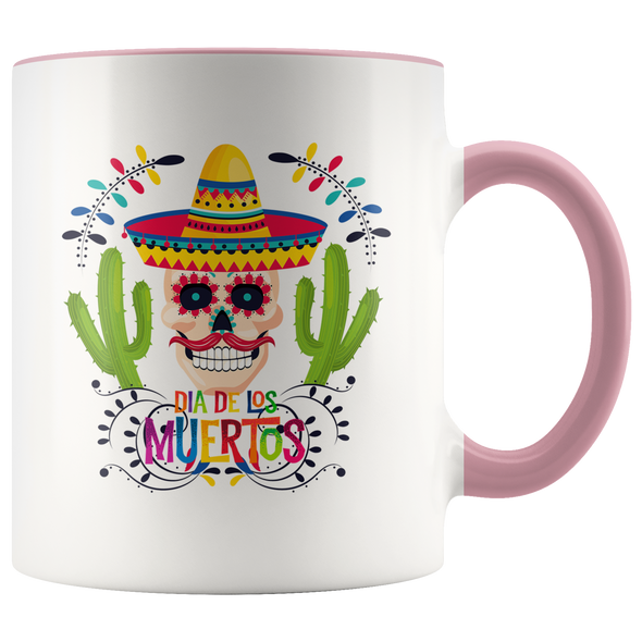 Dia de los Muertos Skull Mariachi 11oz Accent Mug