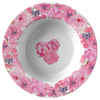 Pink Flowers In Bloom 8.5" Bowl