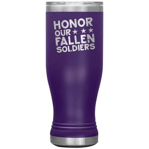 Honor Our Fallen Soldiers 20oz Modern Tumbler