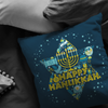Love & Light - Happy Hanukkah Throw Pillow
