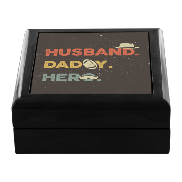 Husband Daddy Hero Jewelry Box