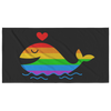 Pride Whale Beach Towel