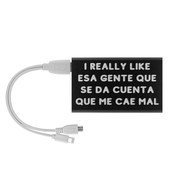 I Really Like Esa Gente Que Se Da Cuenta Que Me Cae Mal Power Bank