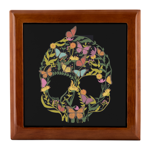 Spring Skull Jewelry Box