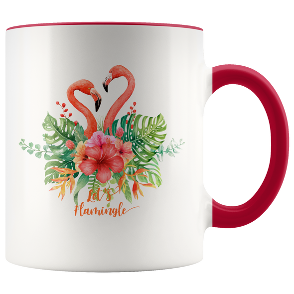 Let's Flamingle 11oz Accent Mug