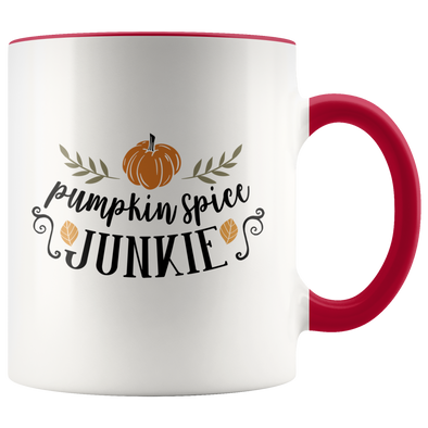 Pumpkin Spice Junkie 11oz Accent Mug