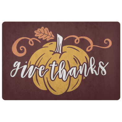 Give Thanks Fall Floor Mat