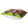 Colombian Chiva Throw Pillow
