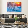 In the Depth Of Winter Canvas Wall Art