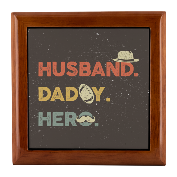 Husband Daddy Hero Jewelry Box