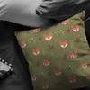 Fox in Autumn Throw Pillow