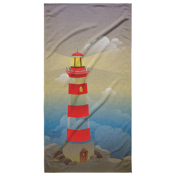 Lighthouse Beach Towel