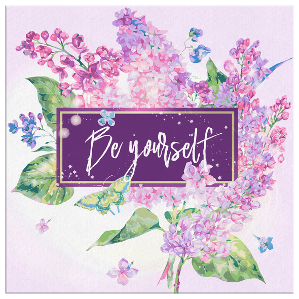 Be Yourself Spring  Canvas Wall Art