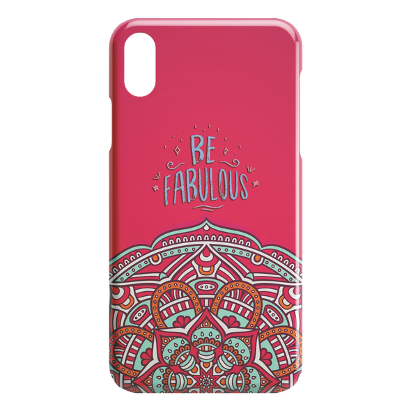 Be Fabulous Mandala iPhone Case