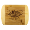Cooking With Love Round Edge Bamboo Cutting Board