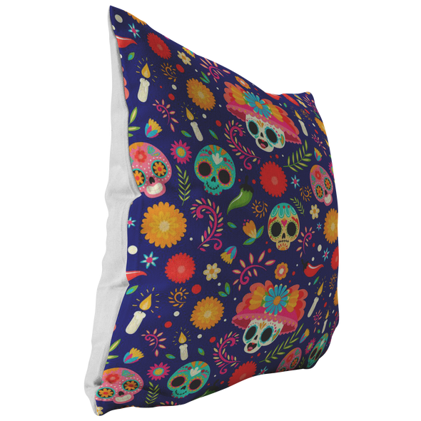 Flowers for the Dead Throw Pillow