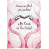 Mi Casa Es Su Casa - We're Glad You're Here! Fleece Blanket