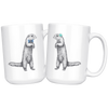 Mr. and Mrs. Otter 15oz Matching White Mug