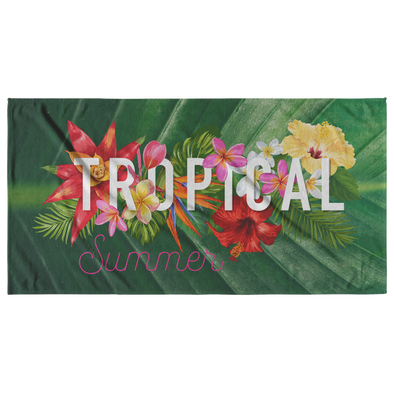 Tropical Summer Beach Towel