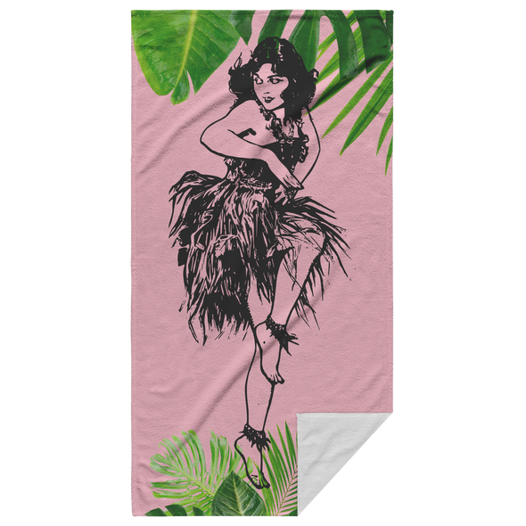 Vintage Dancer Beach Towel