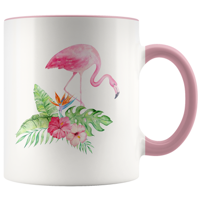 Tropical Flamingo 11oz Accent Mug