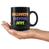 Halloween Survival Juice 11oz Black Mug