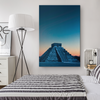 Chichén Itzá Pyramid México at Dawn Canvas wall Art