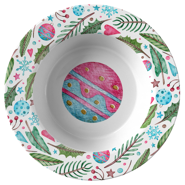 Sweet & Colorful Christmas 8.5" Bowl