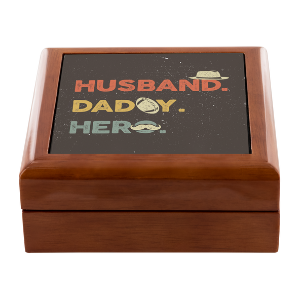 Husband Daddy Hero Jewelry Box