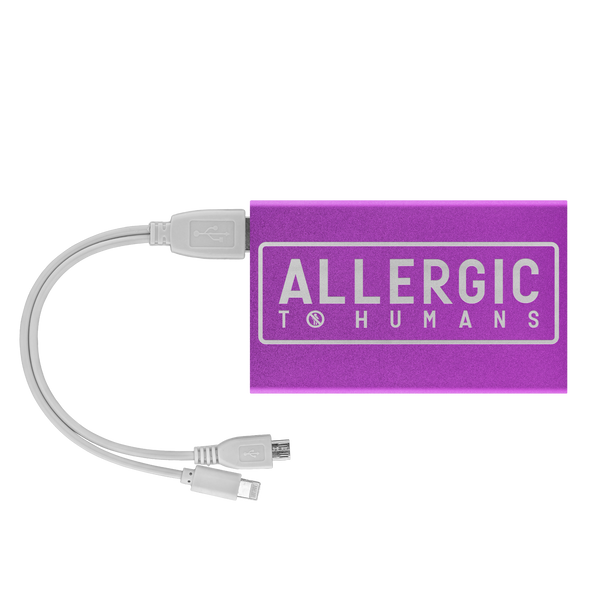 Allergic To Humans Power Bank