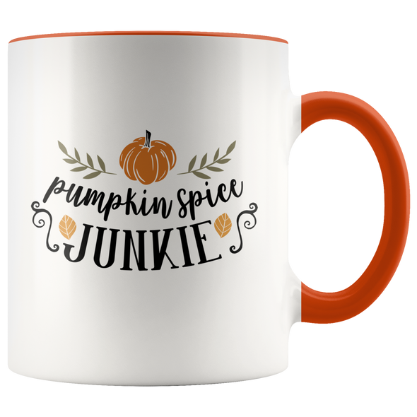 Pumpkin Spice Junkie 11oz Accent Mug