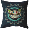 The Cat of the Dead Throw Pillow