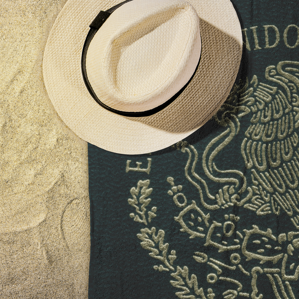 Passport Mexico Beach Towel