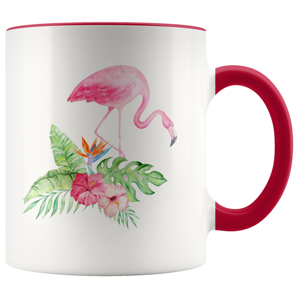 Tropical Flamingo 11oz Accent Mug