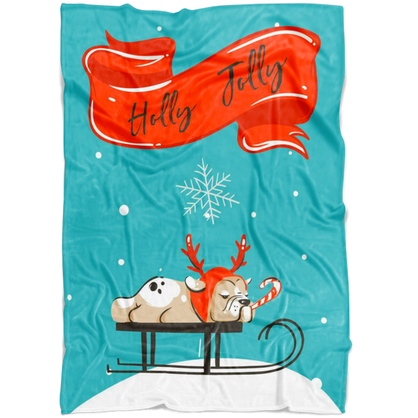 Holly Jolly Fleece Blanket