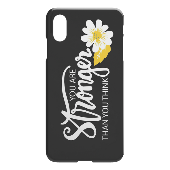 You Are Stronger Than You Think iPhone Case