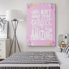 To be Amazing Canvas Wall Art