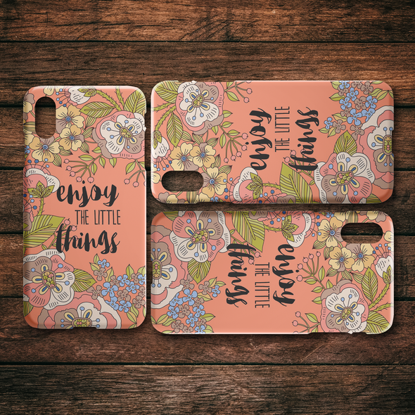 Enjoy The Little Things iPhone Case