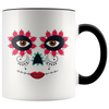 Dia de los Muertos Girl 11oz Accent Mug