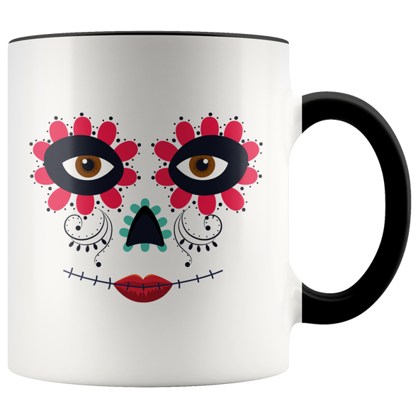 Dia de los Muertos Girl 11oz Accent Mug