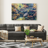 Relaxing Tropical Fish Aquarium Canvas Wall Art