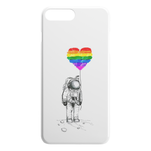 Astronaut and Pride iPhone Case